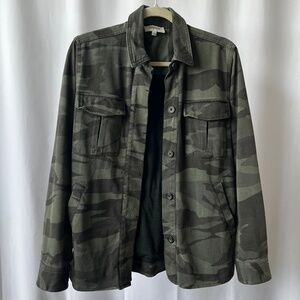 Splendid | Camo Button Up Jacket | Size S
